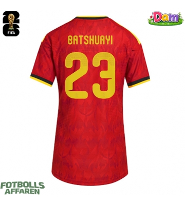 Belgien Michy Batshuayi #23 Hemmatröja Kvinnor VM 2026 Kortärmad